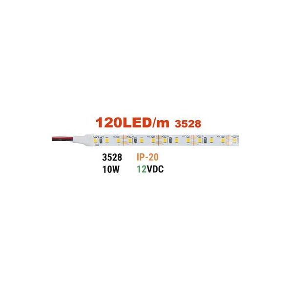 ΤΑΙΝΙΑ LED 5m 12VDC 10W/m 120LED/m ΘΕΡΜΟ IP20