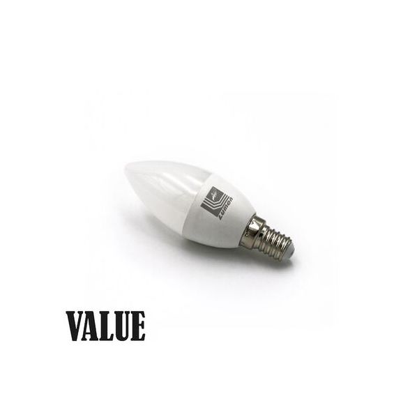 LED ΛΑΜΠΑ ΚΕΡΑΚΙ Ε14 6W 230V ΛΕΥΚΟ 4000Κ VALUE