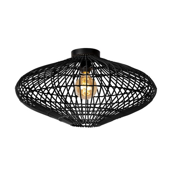 MAGALI ΦΩΤΙΣΤΙΚΟ ΟΡΟΦΗΣ E27 / 40W ΜΑΥΡΟ ROTAN