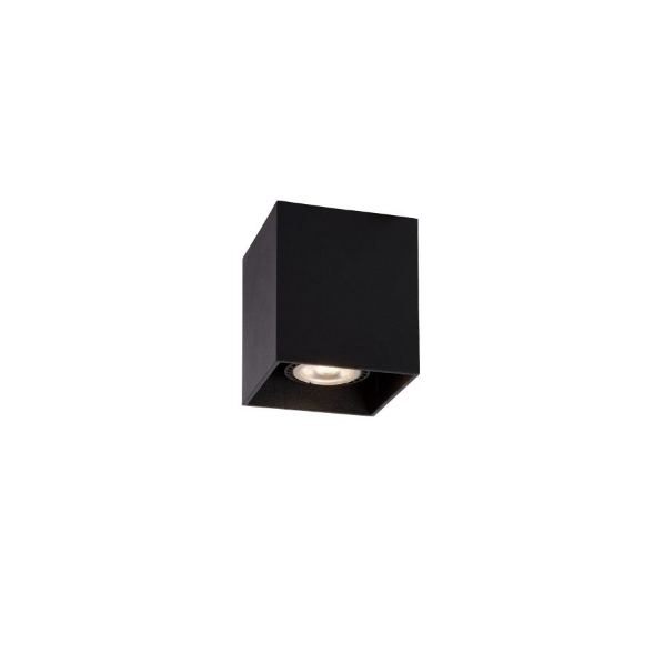 BODI CEILING LIGHT SQUARE GU10 EXC D8 H9.5CM BLAC