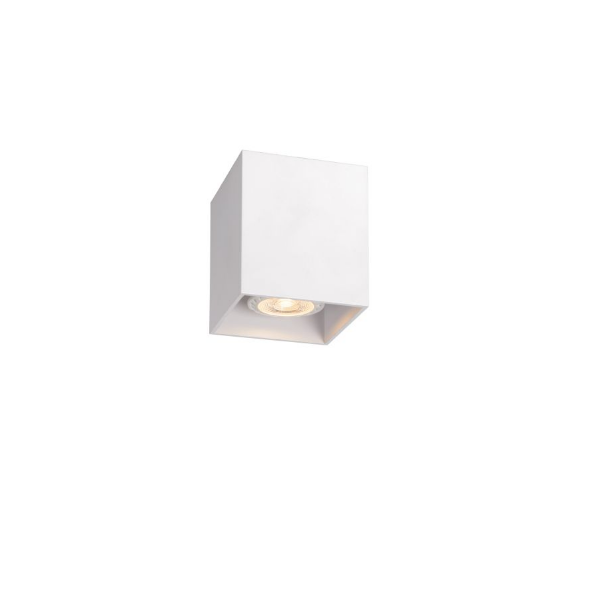 BODI CEILING LIGHT SQUARE GU10 EXC D8 H9.5CM WHIT
