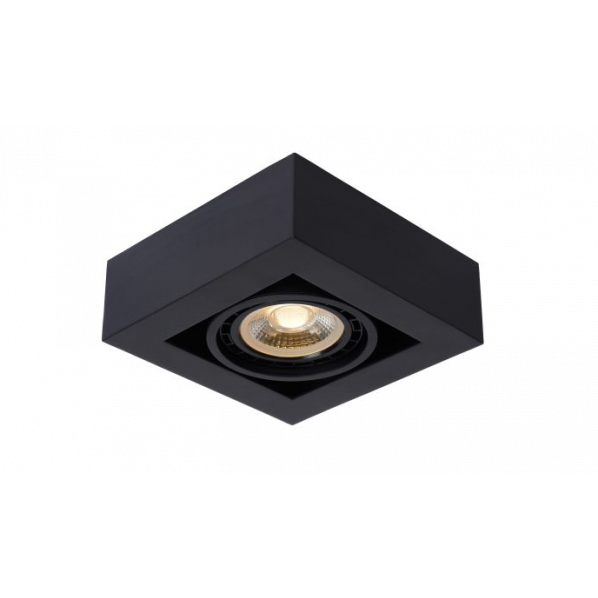 ZEFIX CEILING SPOTLIGHT 1X GU10 / 12W DTW ΜΑΥΡΟ