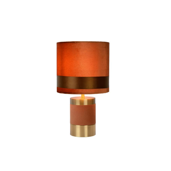 FRIZZLE ΕΠΙΤΡΑΠΕΖΙΑ ΛΑΜΠΑ E14 / 40W H32CM ΚΑΦΕ