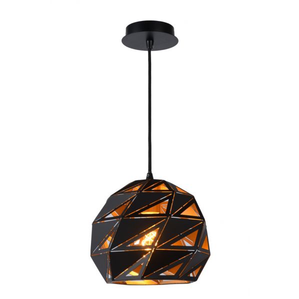 MALUNGA ΜΕΝΤΑΓΙΟΝ E27 O25CM ΜΑΥΡΟ / ΧΡΥΣΟ