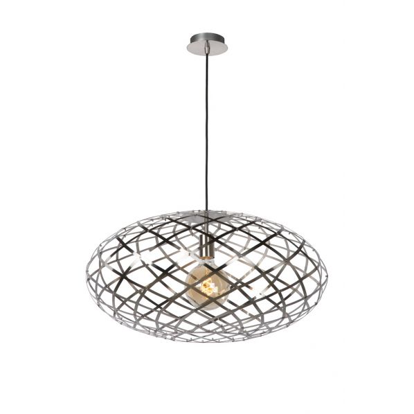 WOLFRAM ΜΕΝΤΑΓΙΟΝ E27 O 65CM SATIN CHROME