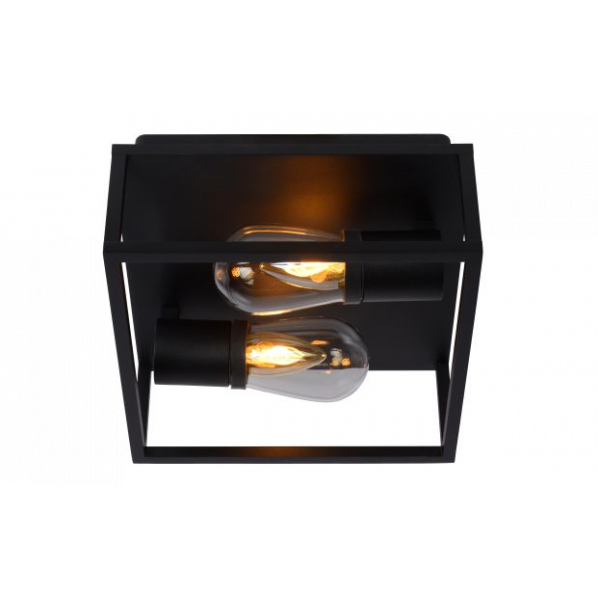 CARLYN ΦΩΤΙΣΤΙΚΟ ΟΡΟΦΗΣ ΜΠΑΝΙΟ 2XE14 / 6W ΜΑΥΡΟ