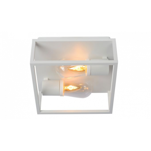 CARLYN ΦΩΤΙΣΤΙΚΟ ΟΡΟΦΗΣ ΜΠΑΝΙΟ 2X E14 / 6W ΛΕΥΚΟ