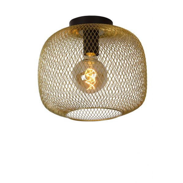 MESH ΦΩΤΙΣΤΙΚΟ ΟΡΟΦΗΣ CM 30CM E27 / 40W MATT GOLD / BRAS