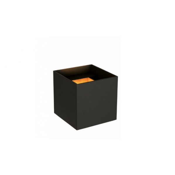 AXI WALL SPOTLIGHT SQUARE ΜΠΑΝΙΟ LED ΜΑΥΡΟ