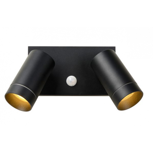 TAYLOR WALL SPOT 2XGU10 / 50W IP54 ΜΑΥΡΟ