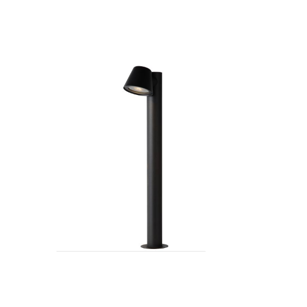 DINGO LED BOLLARD H70CM IP44 GU10 / 4.5W ΑΝΘΡΑΚΙ