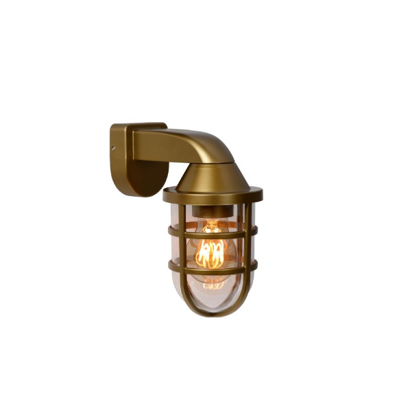 LEWIS WALLLIGHT OUTSIDE E27 SATIN BRASS