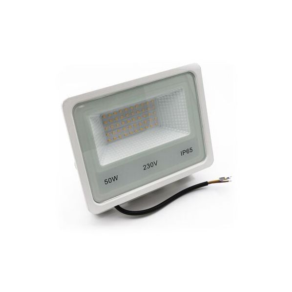 ΠΡΟΒΟΛΕΑΣ LED-SMD 50W 230V 3000K IP65 ΛΕΥΚΟΣ