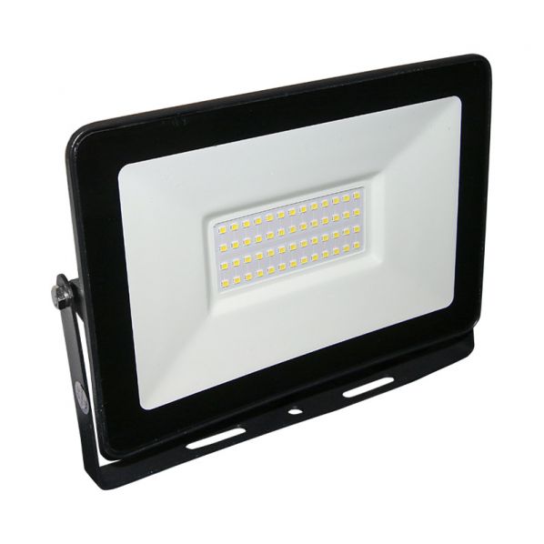 Προβολέας LED-SMD eco 50W 230V Πορτοκαλί IP65 Μαύρος