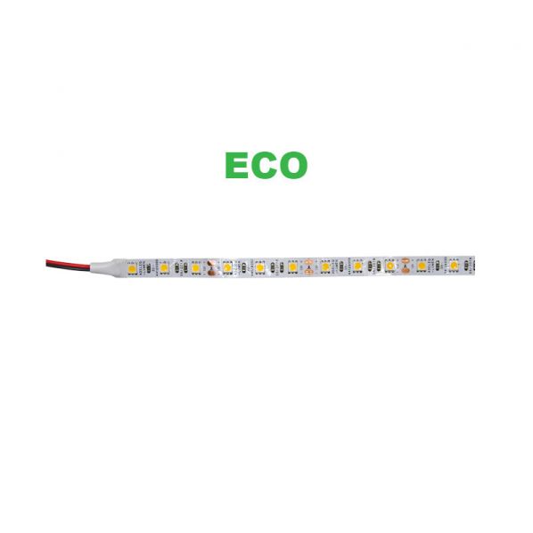 Ταινία LED 5m 12VDC 14.4W/m 60LED/m Θερμό IP20 eco