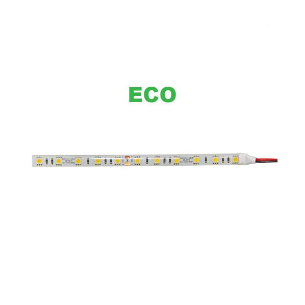 Ταινία LED 5m 12VDC 7.2W/m 30LED/m Θερμό IP54 eco