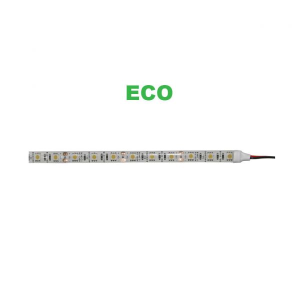 Ταινία LED 5m 24VDC 14.4W/m 60LED Θερμό IP54 eco