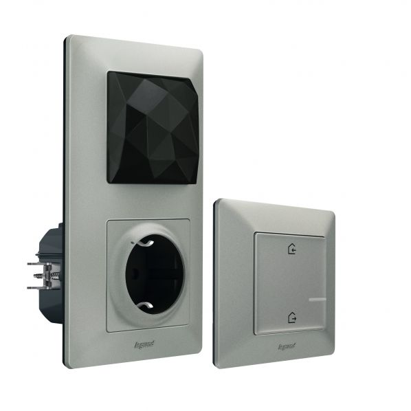 Valena Life Βασικό Κit Master + Πρίζα Control Aluminium