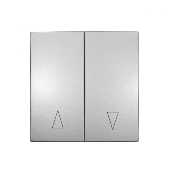 Πλήκτρο Ρολλών Διπλό Ασημί