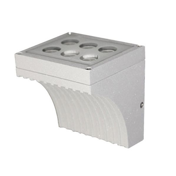 ΦΩΤΙΣΤΙΚΟ 6987 ΑΛΟΥΜΙΝΙΟΥ ΕΠΙΤΟΙΧΟ ΜΟΝΗΣ ΚΑΤΕΥΘΥΝΣΗΣ 6LEDX1W ΓΚΡΙ ΘΕΡΜΟ