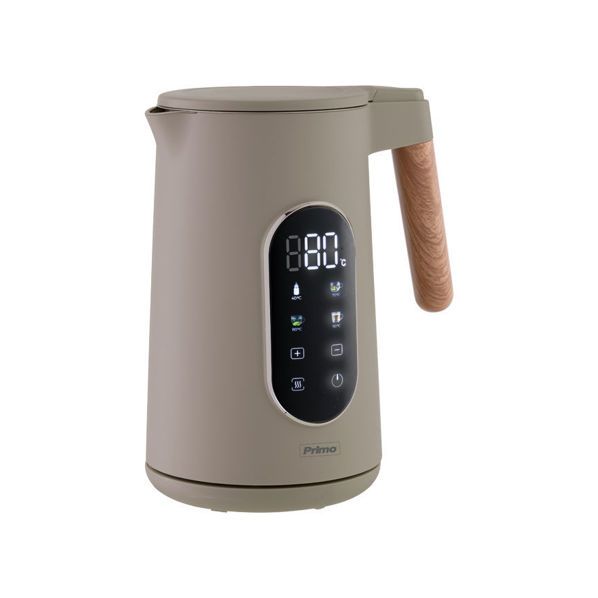 ΒΡΑΣΤΗΡΑΣ PRCK-40496 PRIMO 1.7L 2200W DIGITAL ΑΝΟΞΕΙΔΩΤΟΣ COOL TOUCH WOODEN/ΓΚΡΙ