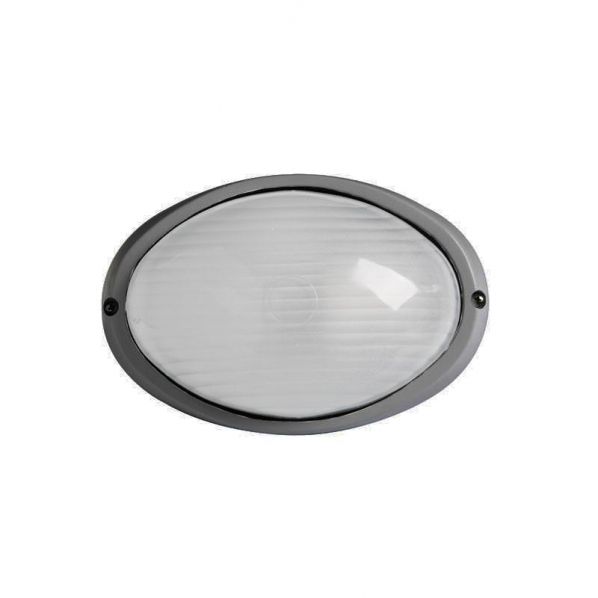 ΑΠΛΙΚΑ ΑΛΟΥΜΙΝΙΟΥ ΟΒΑΛ ΓΚΡΙ ΜΕ ΓΡΙΛΛΙΕΣ