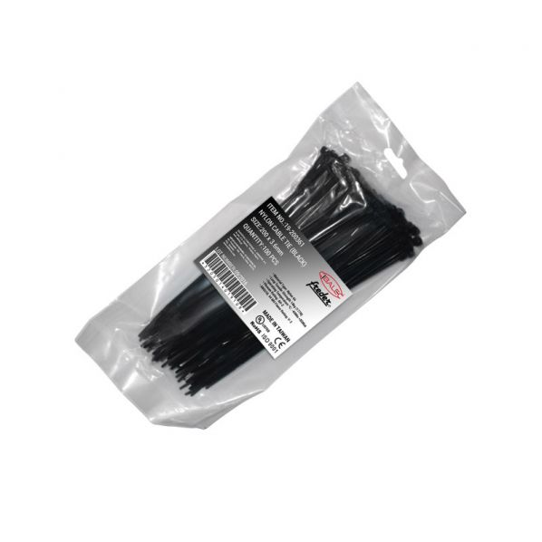 ΔΕΜΑΤΙΚΑ ΝΑΥΛΟΝ 200 x 3.6 mm ΜΑΥΡΟ