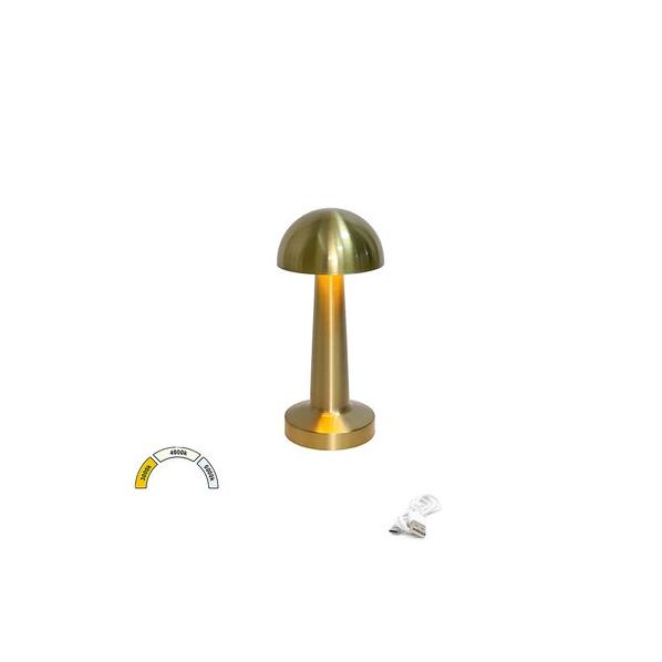 LED ΠΟΡΤΑΤΙΦ CCT ΕΠΑΝΑΦΟΡΤΙΖΟΜΕΝΟ 3W ΜΙΝΙ DIMMABLE ΜΑΝΙΤΑΡΙ ΧΡΥΣΟ