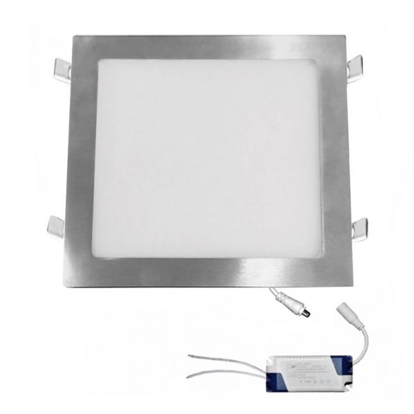 ΦΩΤΙΣ.ΨΕΥΔΟΡ.ΑΛΟΥΜ.ΤΕΤΡΑΓΩΝΟ ΛΕΠΤΟ LED 25W 3000K 120ΣΑΤΙΝΕ