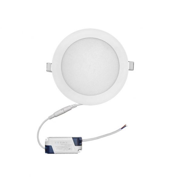 ΦΩΤΙΣ.ΨΕΥΔΟΡ.ΑΛΟΥΜ.ΣΤΡΟΓΓΥΛΟ ΛΕΠΤΟ LED 12W 6300K 120 ΛΕΥΚΟ