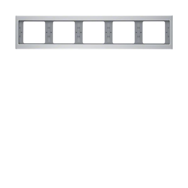 Berker K.5 Πλαίσιο 5 Θέσεων Οριζόντιο Αλουμίνιο