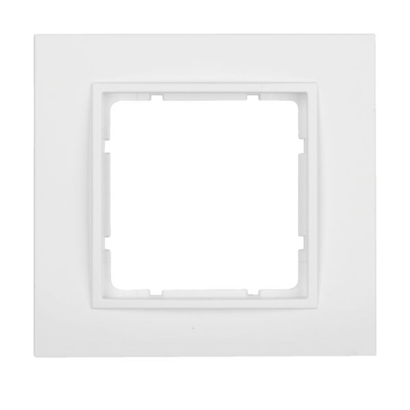 Berker B.7 Πλαίσιο 1 Θέσης  Λευκό Μάτ