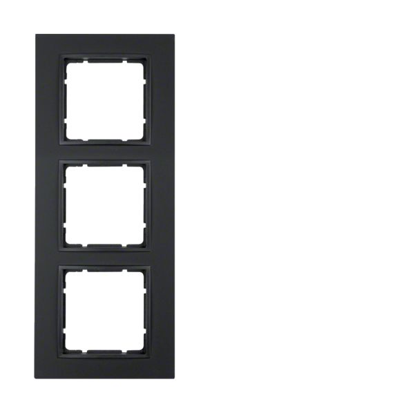 Berker B.7 Πλαίσιο 3 Θέσεων Ανθρακί