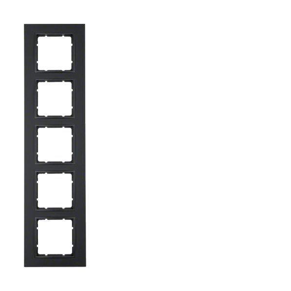 Berker B.7 Πλαίσιο 5 Θέσεων Ανθρακί