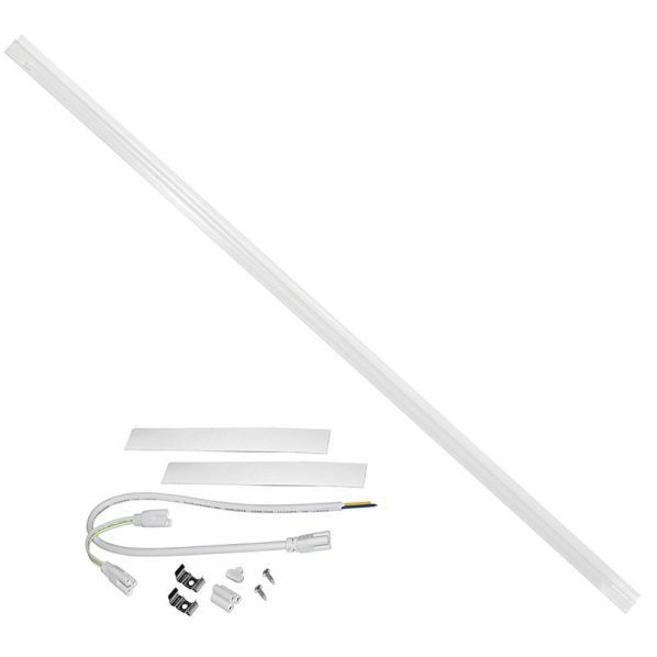 LED ΦΩΤΙΣ.ΚΟΥΖΙΝ.T5 120cm ΑΛΟΥΜΙΝΙΟΥ 20W 230VAC 4000K ΛΕΥΚΟ