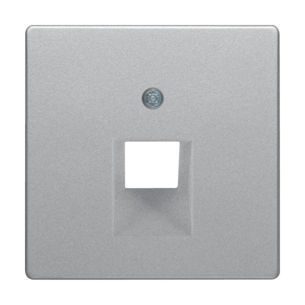 Berker Q1/Q3 Πλακίδιο Για Πρίζα Τηλεφώνου / Δικτύου/Wlan Αλουμίνιο