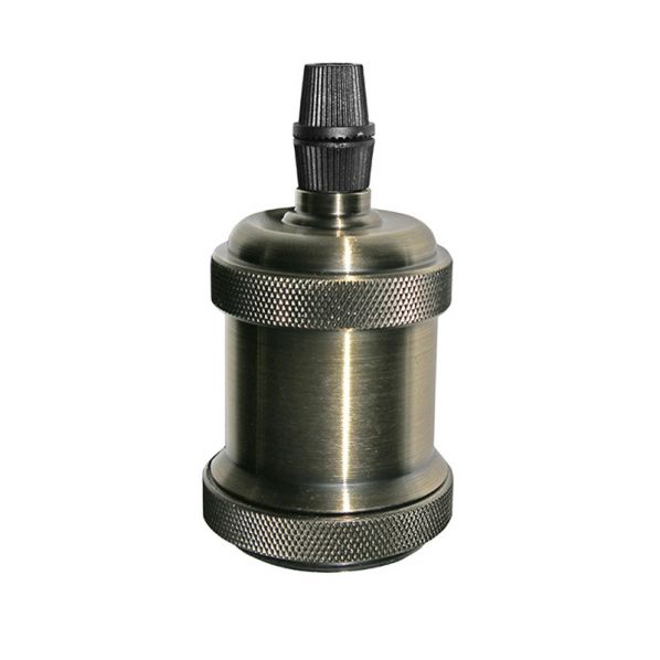 ΝΤΟΥΙ Ε27 ΑΛΟΥΜΙΝΙΟΥ ΔΙΑΚΟΣΜΗΤΙΚΟ ΜΕ ΡΟΔΕΛΑ ΡΟΥΣΤΙΚ