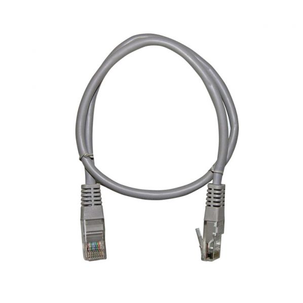 Καλώδιο Patch Cord Δικτύου 7x0.16mm UTP Cat.5e CCA 3μ Γκρι