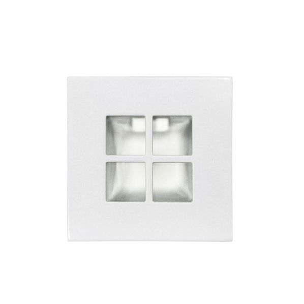 Σποτ Χωνευτό Κουζίνας (WL-276) Τετράγωνο Σταθερό Λευκό