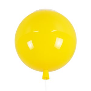 BALLOON Παιδικό Φωτιστικό Οροφής με Ντουί 1 x E27 AC 220-240V IP20 - Κίτρινο - Μ30 x Π30 x Υ33cm