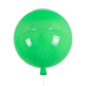 BALLOON Παιδικό Φωτιστικό Οροφής με Ντουί 1 x E27 AC 220-240V IP20 - Πράσινο - Μ30 x Π30 x Υ33cm