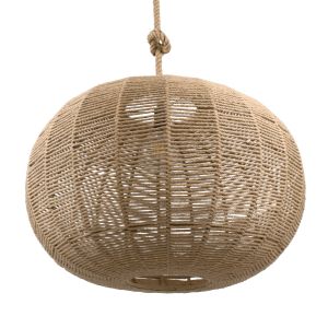 MANDALA Boho Κρεμαστό Φωτιστικό Οροφής με Ντουί 1 x E27 AC 220-240V IP20 - Μπεζ - Μ80 x Π80 x Υ60cm