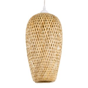 SAN TROPEZ Boho Κρεμαστό Φωτιστικό Οροφής με Ντουί 1 x E27 AC 220-240V IP20 - Μπεζ - Μ19 x Π19 x Υ42cm