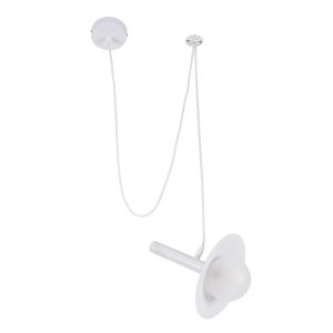 CELEST Μοντέρνο Κρεμαστό Φωτιστικό Οροφής με Ντουί 1 x G9 AC 220-240V IP20 - Λευκό - Μ20 x Π20 x Υ26.5cm