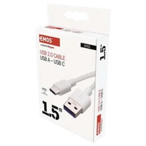 ΚΑΛΩΔΙΟ USB 1,5Μ ΛΕΥΚΟ 2.0-C-C
