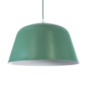 UPVALE Μοντέρνο Κρεμαστό Φωτιστικό Οροφής με Ντουί 1 x E27 AC 220-240V IP20 - Πράσινο : Λευκό - Μ40 x Π40 x Υ24cm