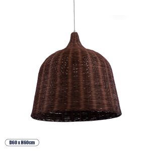 BAHAMAS Boho Κρεμαστό Φωτιστικό Οροφής με Ντουί 1 x E27 AC 220-240V IP20 - Καφέ - Μ60 x Π60 x Υ60cm