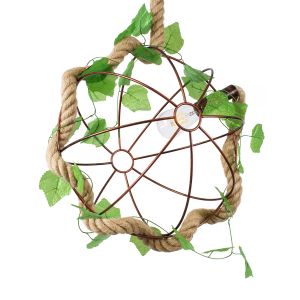 BRADLEY Vintage Κρεμαστό Φωτιστικό Οροφής με Ντουί 1 x E27 AC 220-240V IP20 - Πολύχρωμο - Μ42 x Π42 x Y42cm