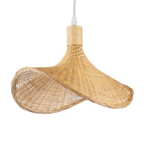 CUBA Boho Κρεμαστό Φωτιστικό Οροφής με Ντουί 1 x E27 AC 220-240V IP20 - Μπεζ - Μ33 x Π33 x Υ25cm