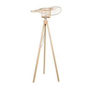 POPPY Boho Επιδαπέδιο Φωτιστικό με Ντουί 1 x E27 AC 220-240V IP20 - Μπεζ - Μ58 x Π58 x Υ138cm